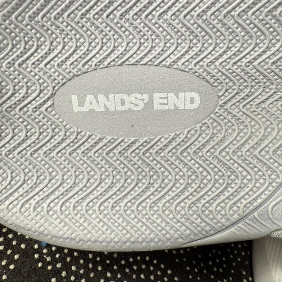 Lands End Womens Size 10 Gray Flip Flop Sandals Comfortable Cushioned Sole - Picture 3 of 7
